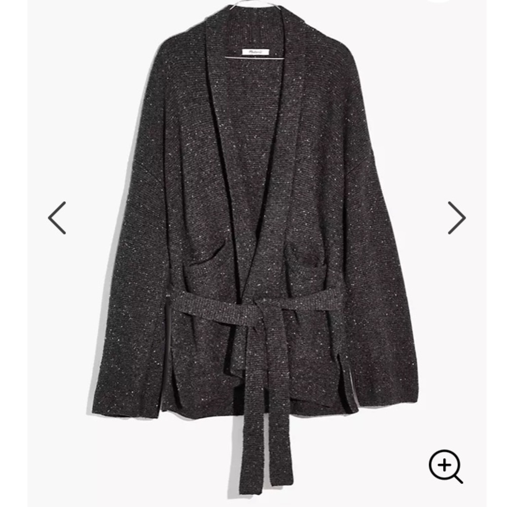 Madewell Donegal wrap sweater
